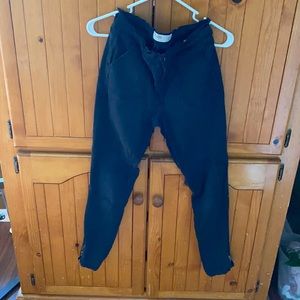 Mudd skinny stretch pants w/ zipper leg bottoms